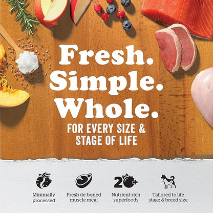 Bundle of Now Fresh Grain Free Dog Food, 12 lb - Large Breed Puppy Food Recipe + Now Fresh Grain Free Dog Food, 25 lb - Large Breed Adult Dog Food Recipe