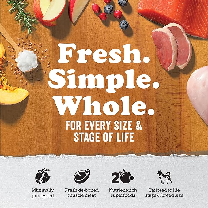 Bundle of Now Fresh Grain Free Dog Food, 12 lb - Large Breed Puppy Food Recipe + Now Fresh Grain Free Dog Food, 25 lb - Large Breed Adult Dog Food Recipe