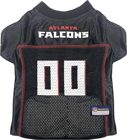 NFL Atlanta Falcons Dog Jersey, Size: Small. Best Football Jersey Costume for Dogs & Cats. Licensed Jersey Shirt