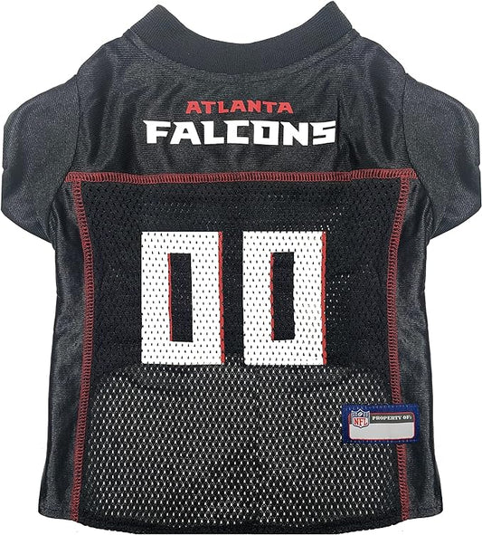 NFL Atlanta Falcons Dog Jersey, Size: Small. Best Football Jersey Costume for Dogs & Cats. Licensed Jersey Shirt