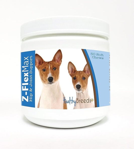 Healthy Breeds Basenji Z-Flex Max Hip and Joint Soft Chews 50 Count