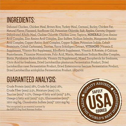 Merrick Healthy Grains Freeze Dried Raw Coated Kibble, Natural High Protein Dog Food, Chicken and Brown Rice - 22.0 lb. Bag