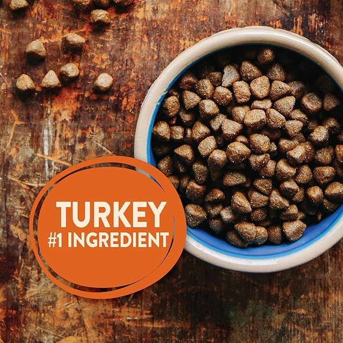 Wellness Natural Pet Food CORE Natural Grain-Free Small Breed Turkey & Chicken Dry Dog Food for Adult Dogs, High-Protein, USA-Made with Real Meat, 12-Pound Bag