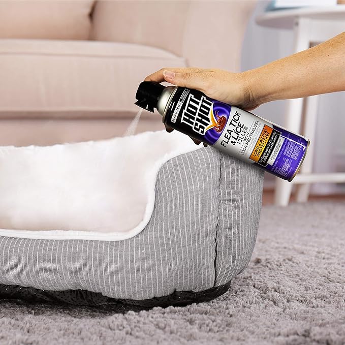 Hot Shot Flea, Tick & Lice Killer with Odor Neutralizer (Aerosol) 14 Oz (1 pack)