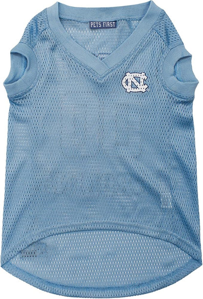 Pets First NCAA North Carolina Tar Heels Basketball Jersey for Dogs & Cats, X-Large - Licensed North Carolina Tar Heels Pet Tank Jersey (UNC-4020-XL)