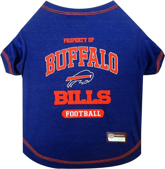 Pets First PET SHIRT for Dogs & Cats - NFL BUFFALO BILLS Dog T-Shirt, Large. - Cutest Pet Tee Shirt for the real sporty pup