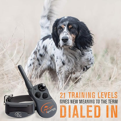 SportDOG Brand 425 Remote Trainers - 500 Yard Range E-Collar with Static, Vibrate and Tone - Waterproof, Rechargeable - Black (SD-425X) Dog Training Collar