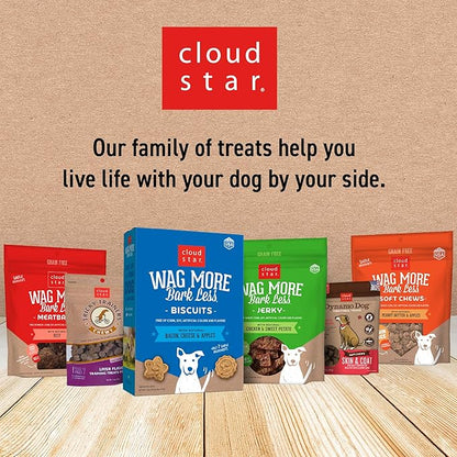 Cloud Star Wag More Bark Less Jerky Grain Free Dog Treats, Texas BBQ Beef, 10 oz. Pouch