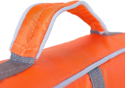 Outward Hound Granby Splash Orange Dog Life Jacket, Small