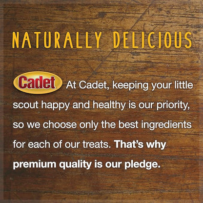 Cadet Beef Sticks Dog Treats - Long-Lasting, Healthy & Natural Beef Esophagus Treats for Small & Large Dogs, Low Calorie & High Protein Dog Chews (12 oz.)