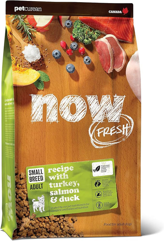 Now Fresh Grain Free Small Breed Dog Food, 22 lb - Dry Dog Food Adult Recipe - Healthy Diet with Probiotics & Real Meat & Fish for Protein