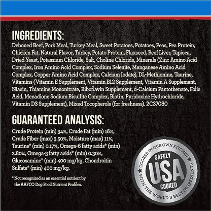 Merrick Backcountry Grain Free Dry Adult Dog Food, Kibble With Freeze Dried Raw Pieces, Hero’s Banquet Recipe - 20.0 lb. Bag