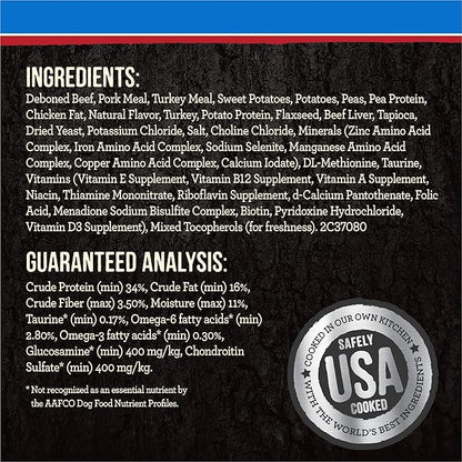Merrick Backcountry Grain Free Dry Adult Dog Food, Kibble With Freeze Dried Raw Pieces, Hero’s Banquet Recipe - 20.0 lb. Bag