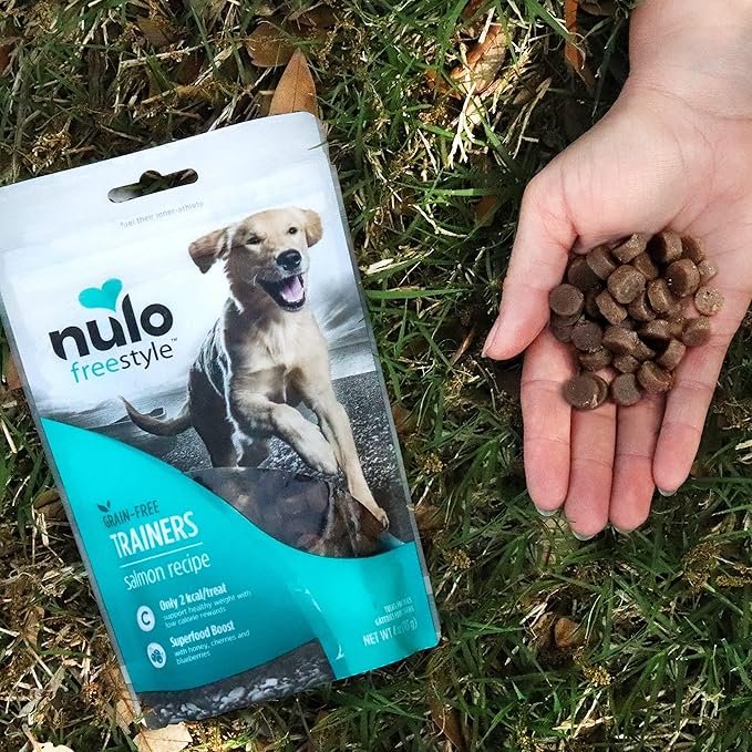 Nulo Freestyle Grain-Free Healthy Dog and Puppy Training Treats, Low Calorie Treats Made with Superfood Boost Ingredients, 2 Calories per Treat