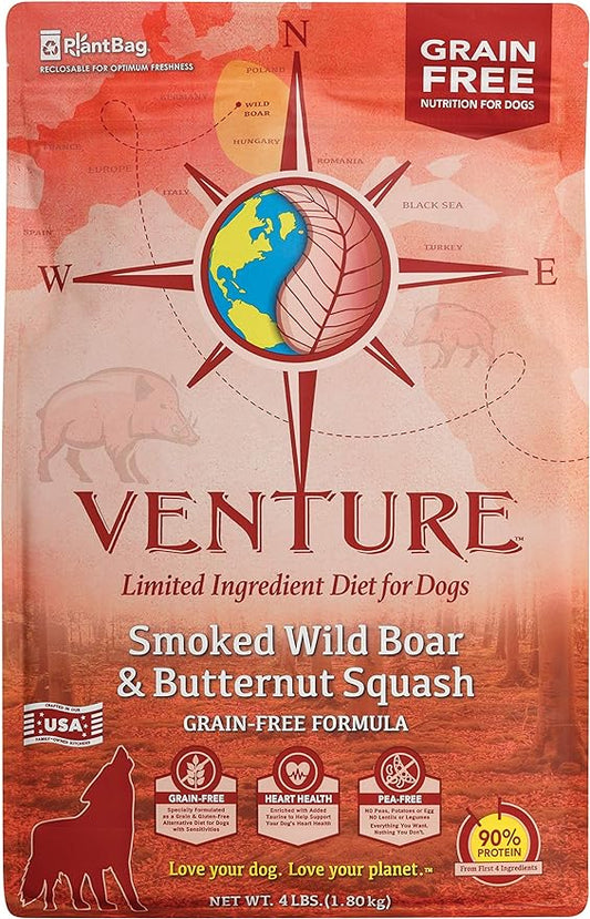 Venture Smoked Wild Boar & Butternut Squash Limited Ingredient Dry Dog Food