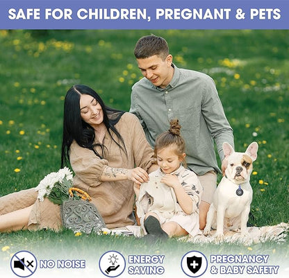 Ultrasonic, Natural, Chemical Free Tick and Flea Repeller - Ultrasonic Flea and Tick Repeller for Dogs and Cats - Flea and Tick Treatment for Dogs, Safe for Humans and Pets