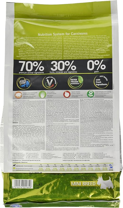 5.5-Pound Natural And Delicious Wild Boar Grain-Free Formula Dry Dog Food, Kibble Size: Small Bites