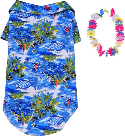 Rubie's Luau Pet Costume, Large, Blue