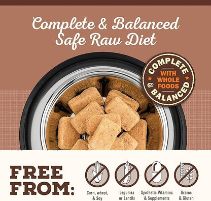 Primal Freeze Dried Dog Food Nuggets, Pork; Complete & Balanced Meal; Also Use as Topper or Treat; Premium, Healthy, Grain Free, High Protein Raw Dog Food, 14 oz (Pack of 4)