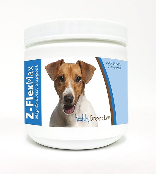 Healthy Breeds Jack Russell Terrier Z-Flex Max Hip and Joint Soft Chews 50 Count