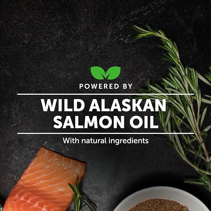Pet Honesty Wild Alaskan Salmon Oil, Omega-3 Fish Oil for Dogs and cats, Fatty Acids, Salmon Oil for Dogs, Skin and Coat health, Pure Dog Food Topper, Supports Joints, Brain & Heart Health - 16 oz