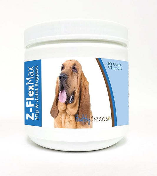 Healthy Breeds Bloodhound Z-Flex Max Hip and Joint Soft Chews 50 Count