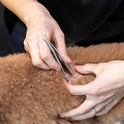 Tweezerman Pet At Home Tick Removal Tweezer for Dogs and Cats