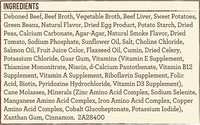 Merrick Slow-Cooked BBQ Premium Healthy Real Meat Grain Free Canned Dog Food, Texas Style With Braised Beef - (Pack of 12) 12.7 oz. Cans