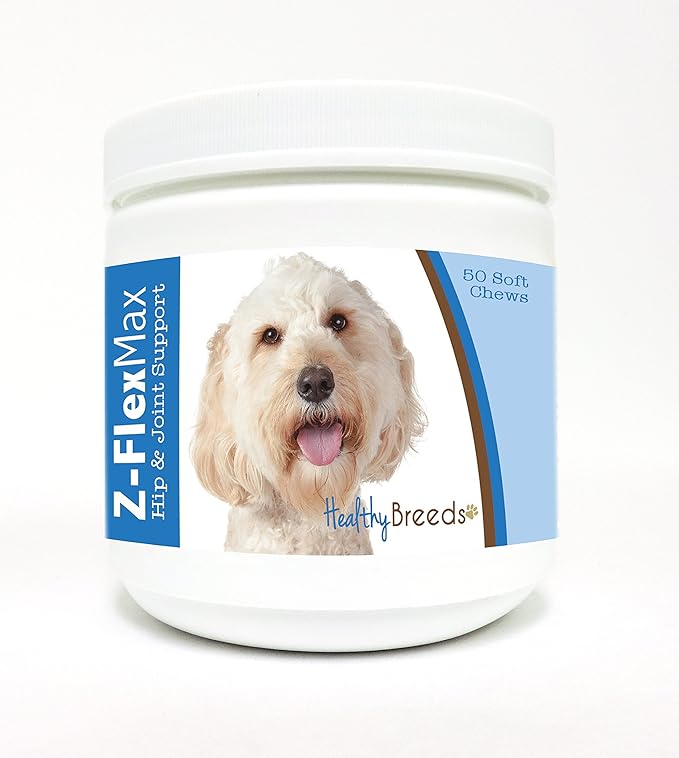 Healthy Breeds Labradoodle Z-Flex Max Hip and Joint Soft Chews 50 Count