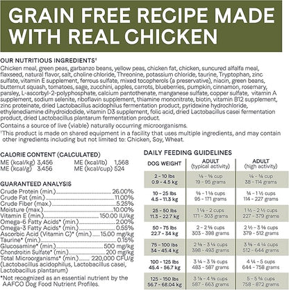 CANIDAE, Under The Sun, Grain Free Recipe Made with Real Chicken Dog Dry 40 lbs.