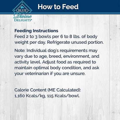 Blue Buffalo Delights Natural Adult Small Breed Wet Dog Food Cups, Pate Style, Bacon, Egg & Cheese Breakfast Bites 3.5-oz (Pack of 12)