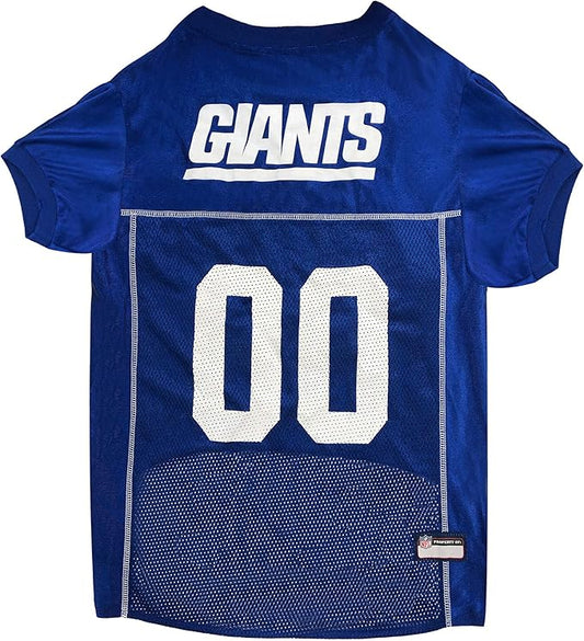 NFL New York Giants Dog Jersey, Size: XX-Large. Best Football Jersey Costume for Dogs & Cats. Licensed Jersey Shirt
