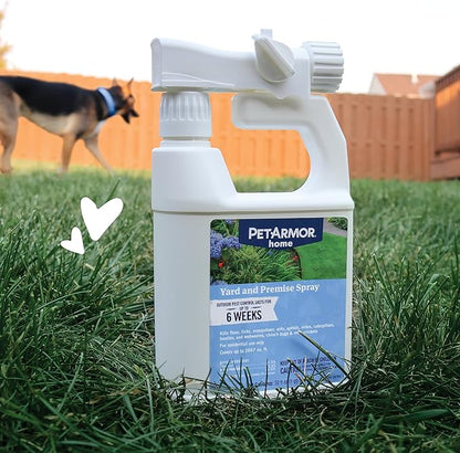 PetArmor Home Yard Spray for Dogs, Kills and Protects Against Fleas, Ticks, Mosquitoes, Ants, and Other Bugs, 32oz