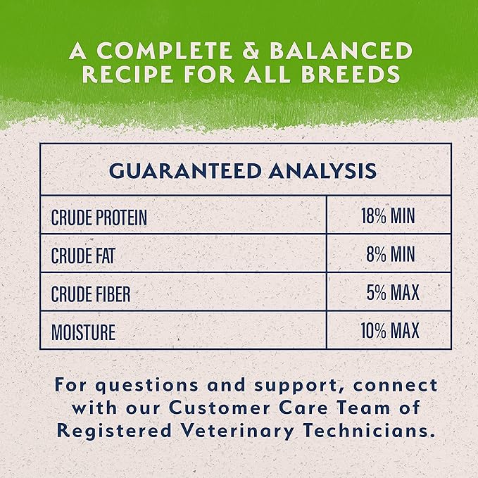 Natural Balance Limited Ingredient Adult Dry Dog Food with Vegan Plant Based Protein and Healthy Grains, Vegetarian Recipe, 24 Pound (Pack of 1)