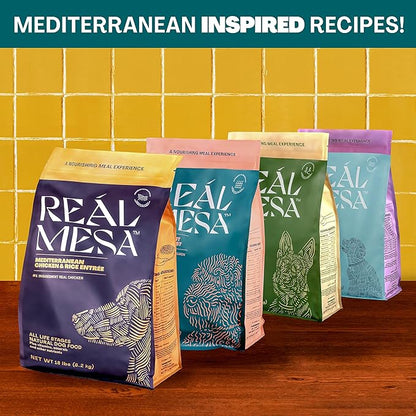 Real Mesa Premium Dry Dog Food - High Protein, Chef-Curated Adult Dog Nutrition, Salmon Entrée (18lbs)