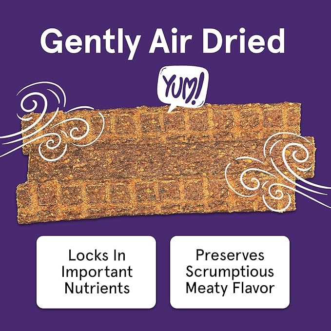 Real Meat Lamb & Liver Jerky Dog Treats - 8 Air-Dried Strips of Jerky Treats for Dogs - Grain-Free Jerky Treats Dog Snacks Made up of 95% Human-Grade Free-Range Lamb - All-Natural Dog Jerky Strips