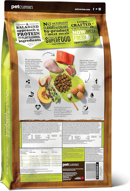 Now Fresh Grain Free Small Breed Dog Food, 3.5 lb - Dry Puppy Food Recipe - Healthy Diet with Probiotics & Real Meat and Fish for Protein