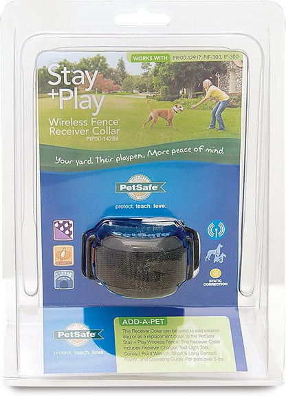 PetSafe Stay+Play Wireless Receiver Collar Blk