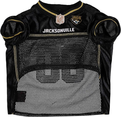 NFL Jacksonville Jaguars Dog Jersey, Size: Medium. Best Football Jersey Costume for Dogs & Cats. Licensed Jersey Shirt