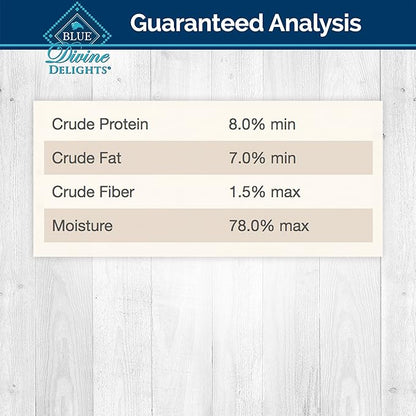 Blue Buffalo Delights Natural Adult Small Breed Wet Dog Food Cups, Pate Style, Bacon, Egg & Cheese Breakfast Bites 3.5-oz (Pack of 12)
