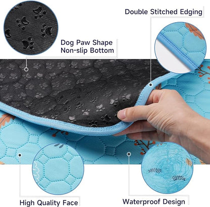 Washable Pee Pads for Dogs Extra Large 36" x 72" 2-Pack, Reusable Puppy Pads Pet Training Pads, Waterproof Dog Pee Pads for Crate, Whelping Pad, Non-Slip Protects Against Urine Leakage