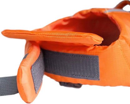 Outward Hound Granby Splash Orange Dog Life Jacket, Large
