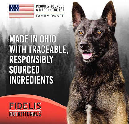FIDELIS Freeze Dried Dog Treats for Large & Small Dogs - Made with USA Raw Beef Liver, Single Ingredient, Grain-Free, Gluten-Free (4 oz)