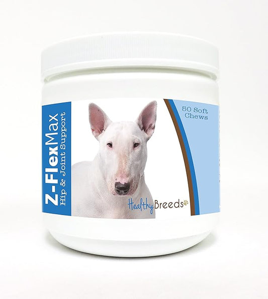 Healthy Breeds Bull Terrier Z-Flex Max Hip and Joint Soft Chews 50 Count