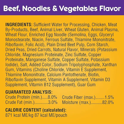 PEDIGREE CHOICE CUTS IN GRAVY Adult Soft Wet Dog Food 30-Count Variety Pack, 3.5 oz Pouches