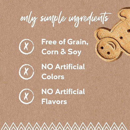 Buddy Biscuit Softies 5 oz Pouch, Grain-Free Soft & Chewy, Natural Peanut Butter Flavor Dog Treats, Oven Baked in the USA