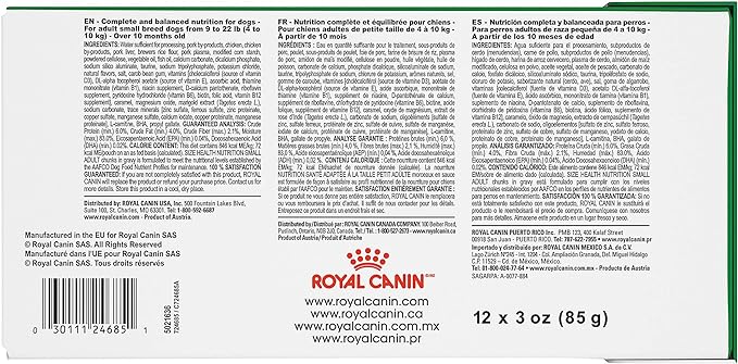 Royal Canin Small Adult Wet Dog Food, 3 oz can (12-count)