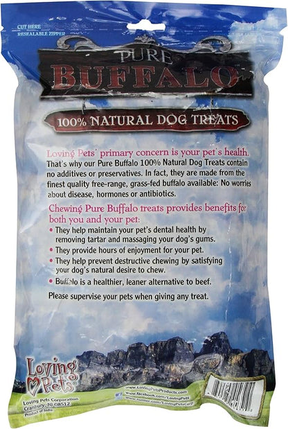 Loving Pets Pure Buffalo 7"-9" Meaty Femur Bones, Dog Treat