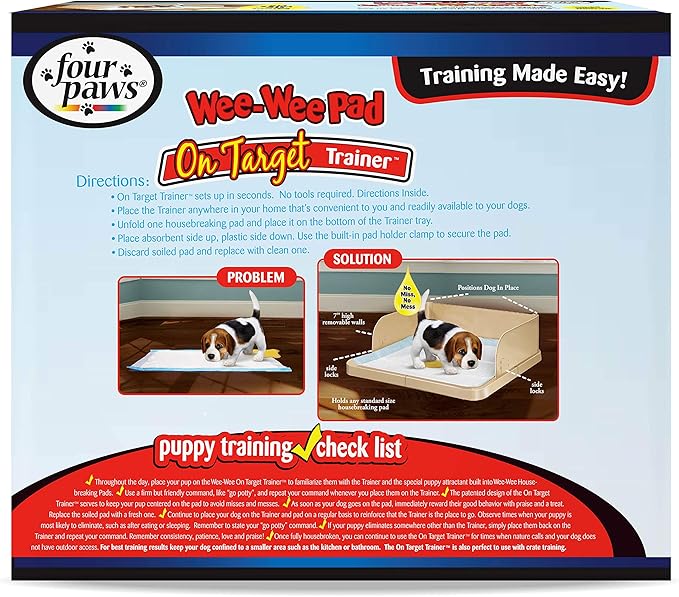 Four Paws Wee-Wee Pee Pads for Dogs and Puppies Training l Gigantic, XL, Standard & Little l Absorbent Pee Pads for Training Puppies, Leak-Proof 6-Layer Technology, 24 Hour Protection Guaranteed