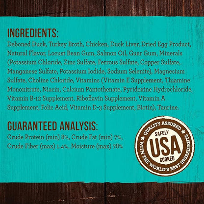 Merrick Grain Free Premium And Natural Canned Dog Food, Soft And Healthy Wet Recipe, Real Duck Dinner - (Pack of 12) 12.7 oz. Cans